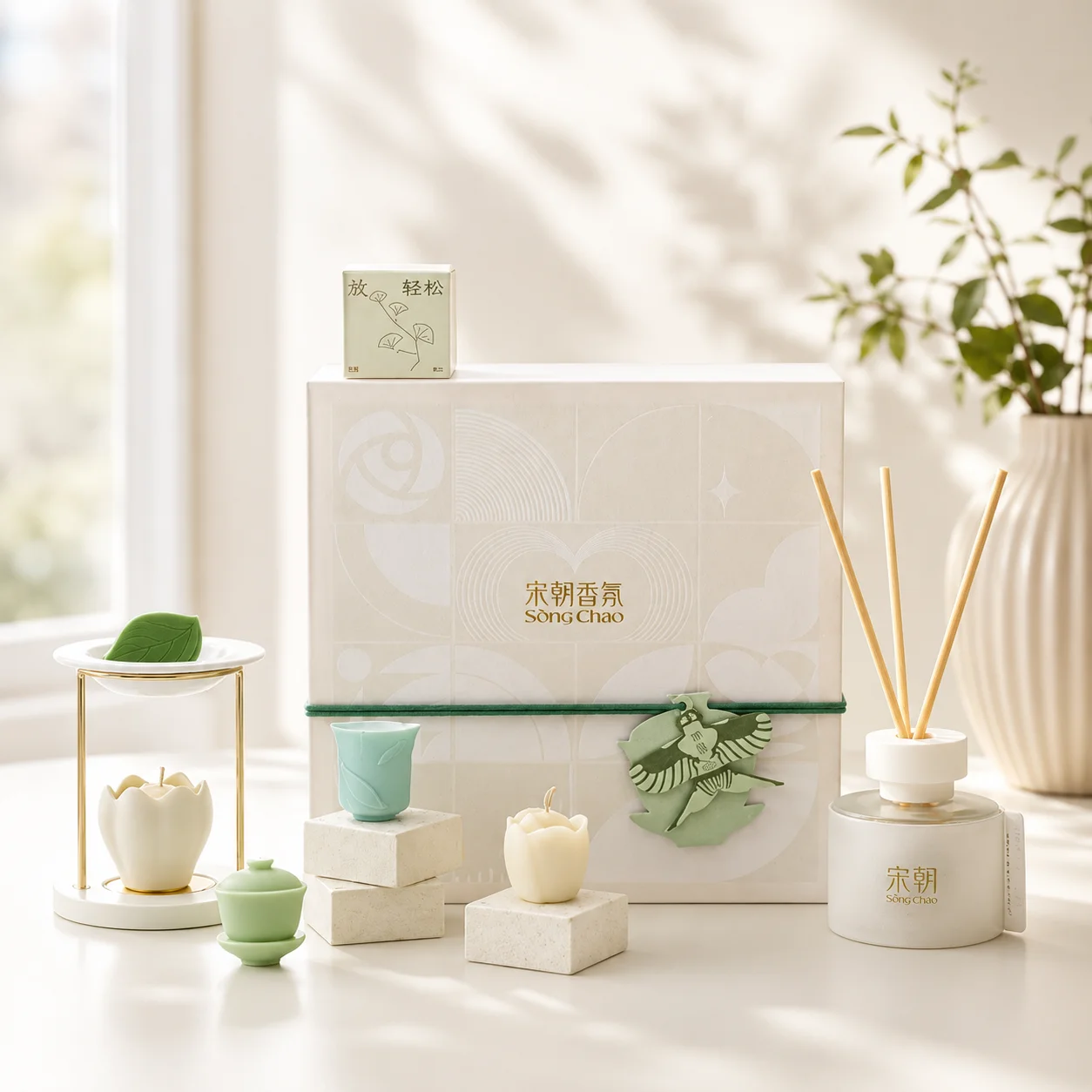Home Fragrance Aroma Set - 【SongChao】 Kongshan Tea Whisper Fragrance Wax