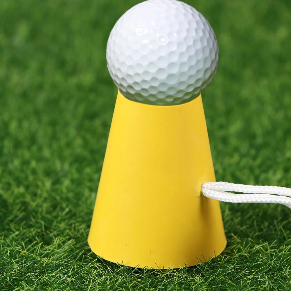 

8 pcs Rubber Tees For Outdoor Indoor Practice Training Driving Range Unbreakable Golf Ball Stand Stable Tee Holder Durable Golf