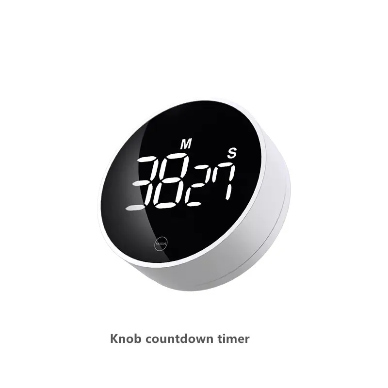 Miiiw Digital Kitchen Timer Magnetic Countdown Timer with 3 Volume Levels 2 Non-Slip Pads Egg with Large LED Screen