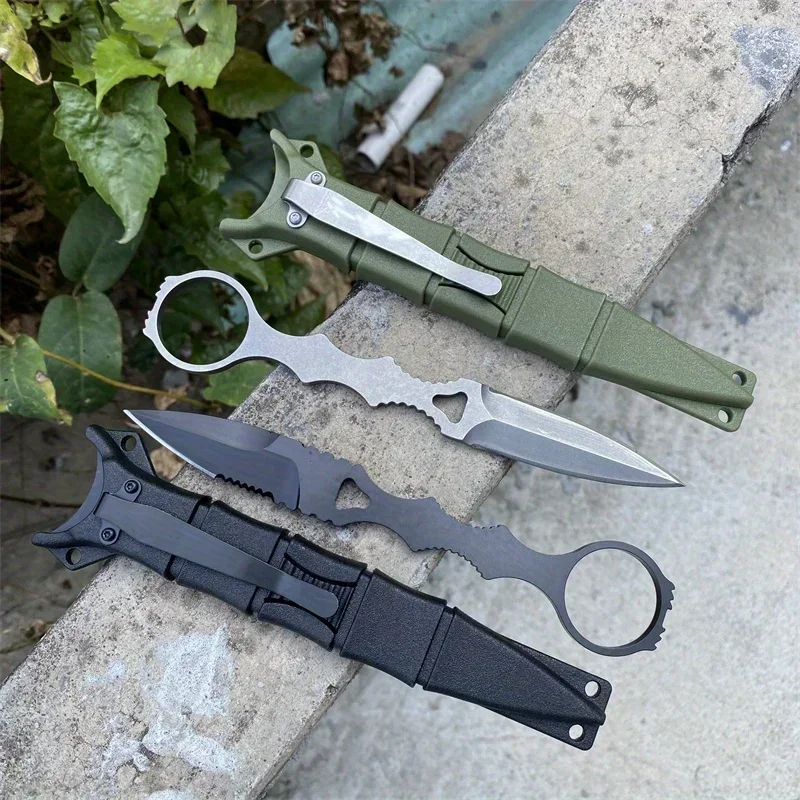 

BM 176 Style Sharp 440C Mini Straight Knife Tool with Sheath Outdoor Camping Fishing Cutting Multi-functional Knives Men's Gift