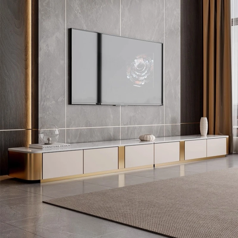 Floor Mount Tv Stand Light Color Modern High Gloss Tv Stand Entertainment Center Mobili Per La Casa Saldi Home Furniture