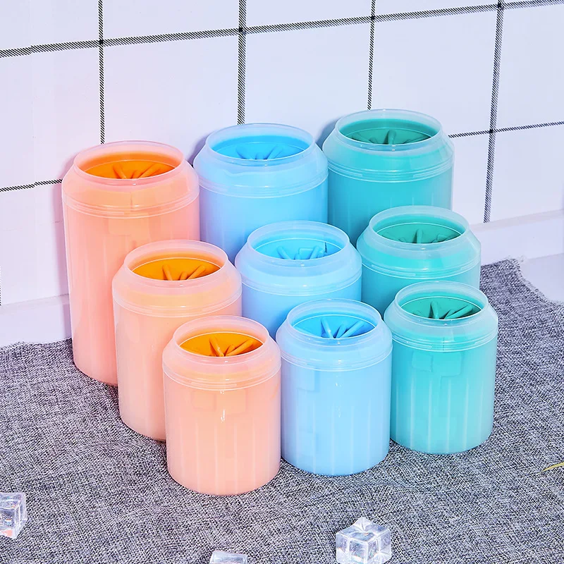 Factory Wholesale Pet Supplies Amazon Explosions Pet Foot Washing Cup Dog Supplies Dog Foot Washing Machine Hay bag for rabbits