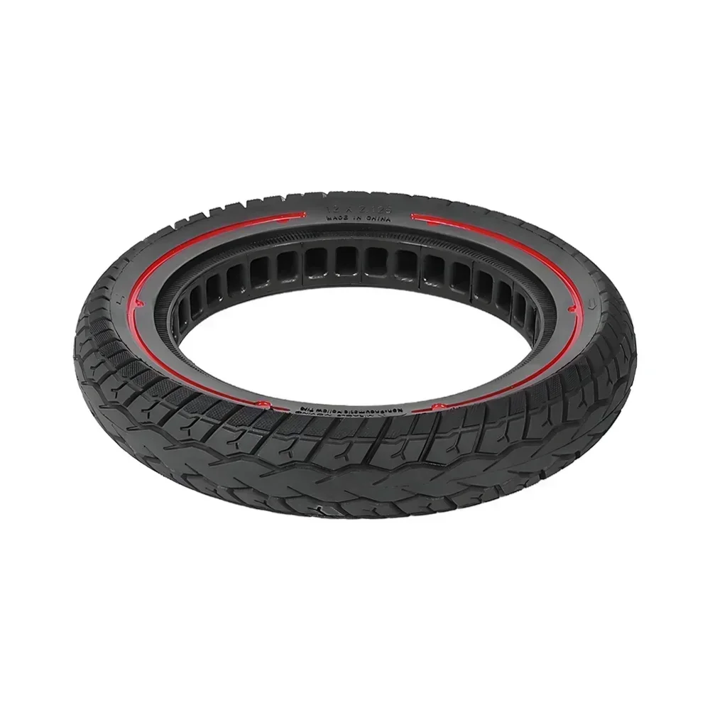 12Inch 12x2.125 Effen Band voor E-Bike Elektrische Scooter Accessoires Off-Road Niet-opblaasbare Explosieveilige Band Vervanging Deel