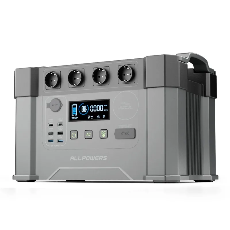 

ALLPOWERS S2000 PRO Powerstation 2400W（Peak 4000W）Solar Generator&Power Supply with UPS, Fast Charging（AC input up to 1500W)