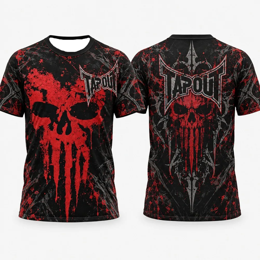 Vintage Y2K Tapout T Shirt Men Women Summer Graphic Print T-shirt USA Y2K 90s Tee Fashion Gothic Streetwear Summer Tee Tops