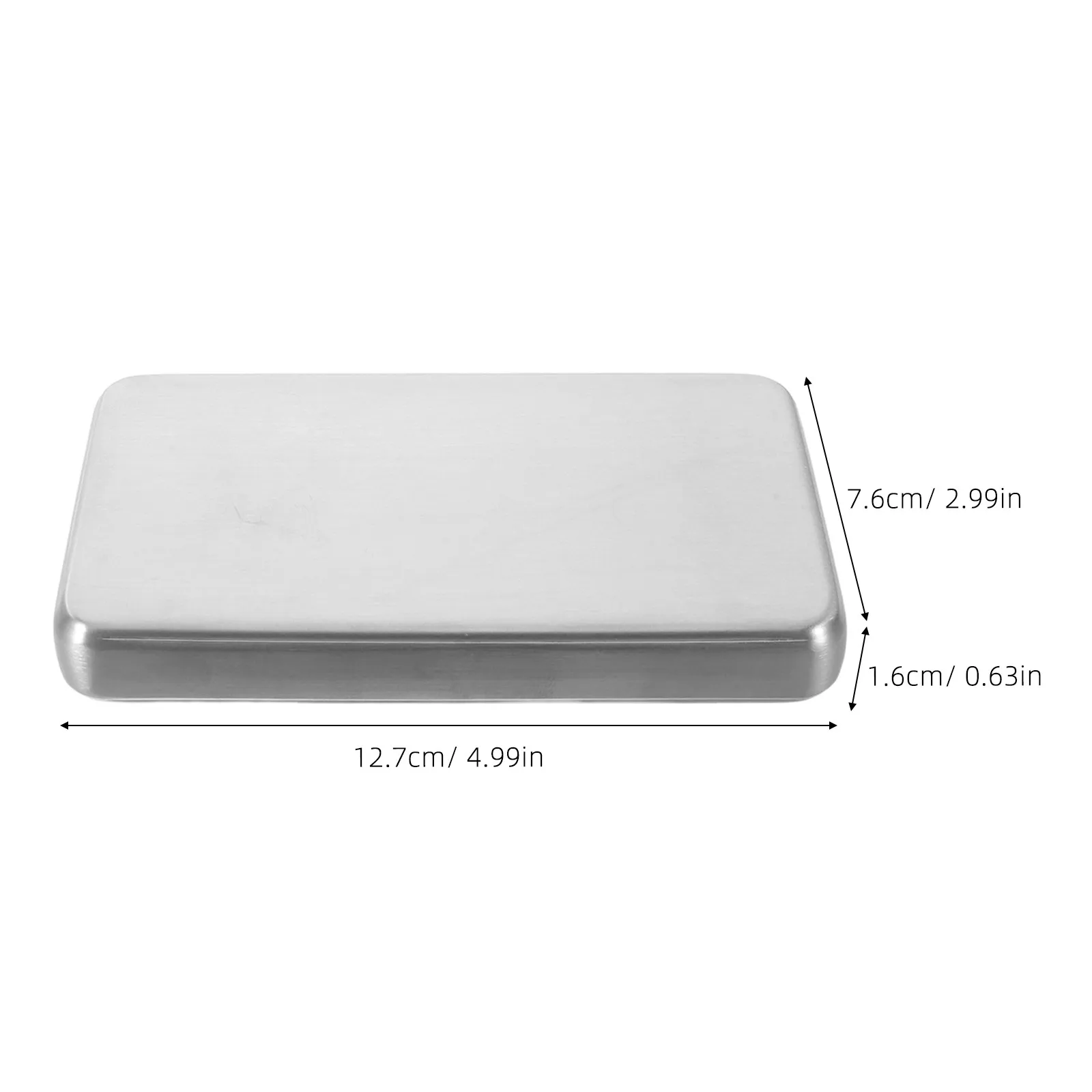 4Pcs Stainless Steel Ice Packs Reusable Cooling Cube Blocks 3x5 Inch No Water Needed for Cooler Lunch Boxes Bento Box Camping