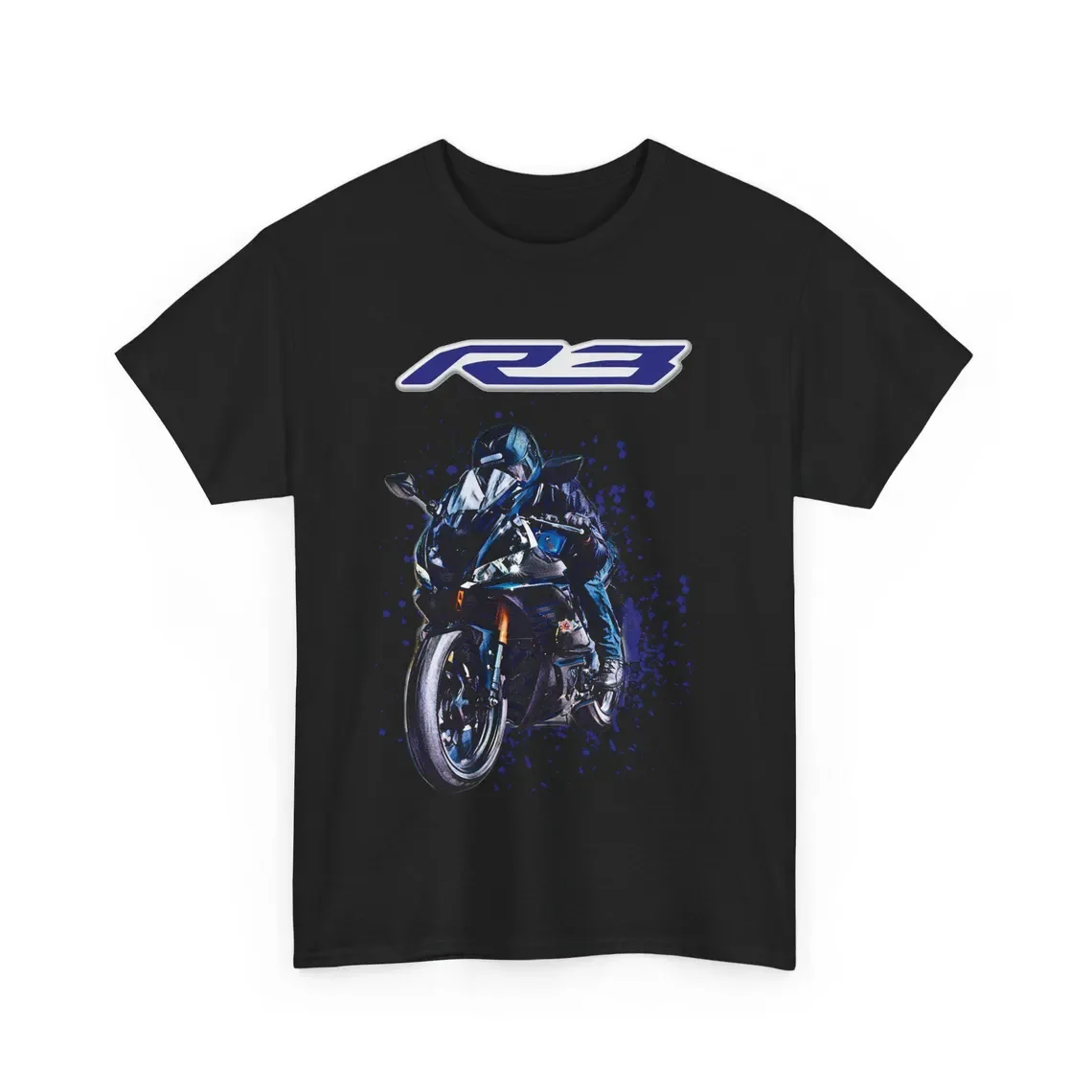 

YZF R3 T Shirt The Aspiring Rider Motorcycle Tee R-World Supersport Top For Fans Sportbike Life Gift Apparel