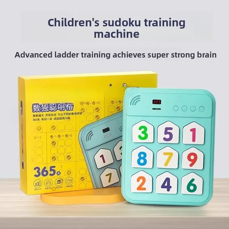 Math Intelligent Electronic Sudoku Chessboard Ladder Training Puzzle Learning Game Console
