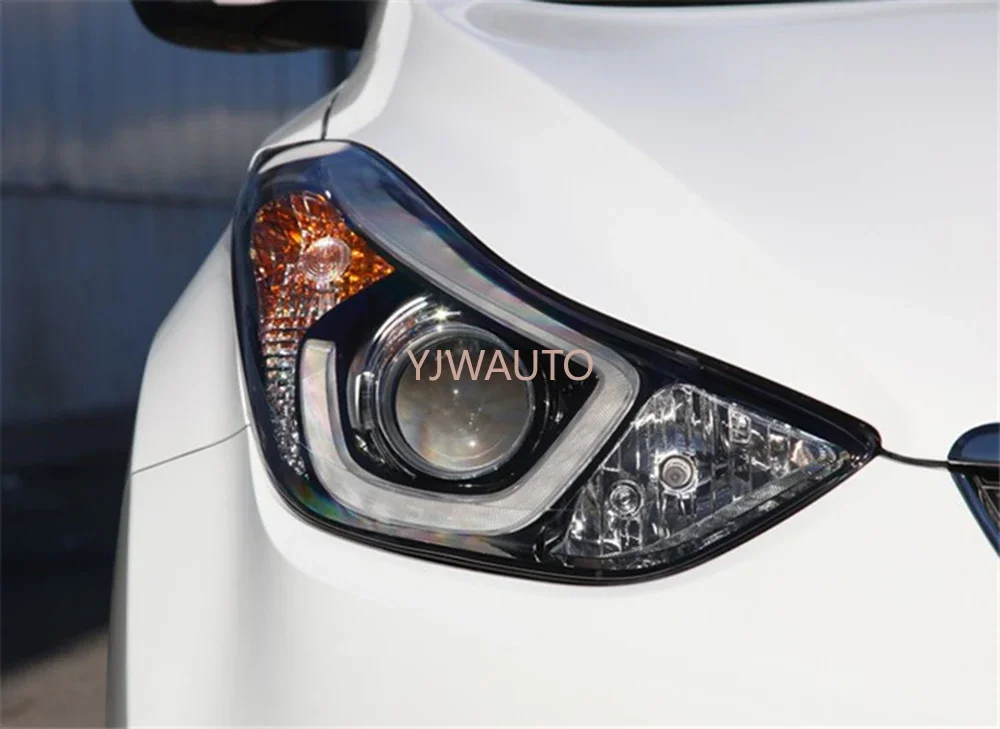For Hyundai Elantra 2012 2013 2014 2015 2016 Headlamp Cover Car Headlight Lens Glass Replacement Auto Shell
