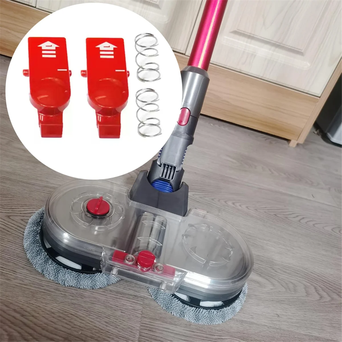 

Кнопка защелки A48I для тонкого пылесоса Dyson V12, запасные части, кнопка резервуара для воды, защелка с пружиной