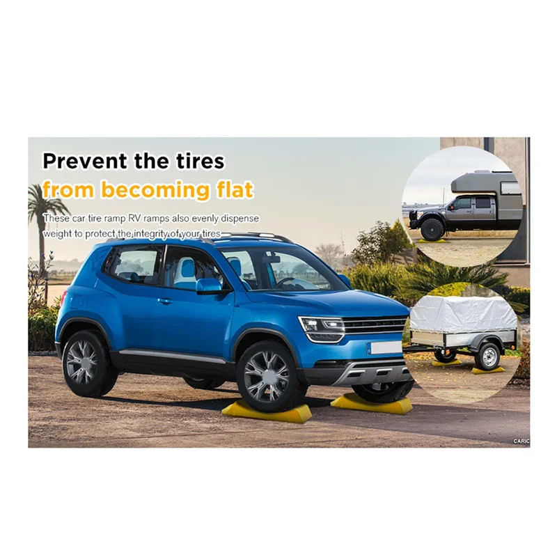 

Wheels Tire Saver Ramps,Tire Anti-Slip Saver Ramps Slip Resistant Load Bearing Capacity Tool for Heavy Duty Truck SUV