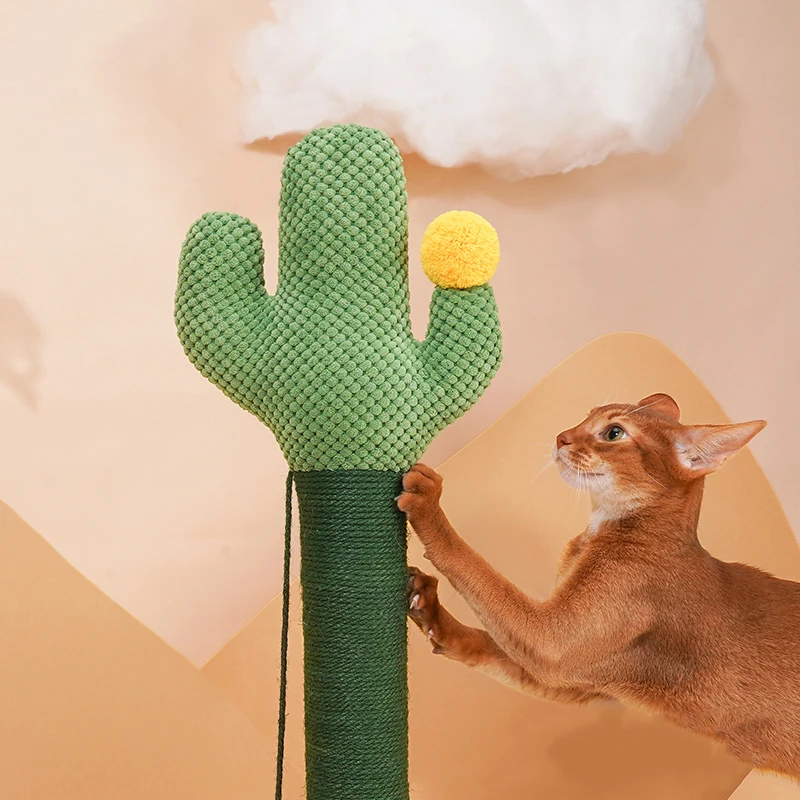 

cat Scratcher board Desert cat Tree sisal column vertical claw board does wear-resistant cat toy