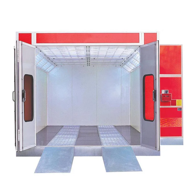 Africa Special Electric Heating Type 220v or 380v Painting Room Cheaper Price 36kw Customizing Infrared Lamp Vehicle Spray Booth