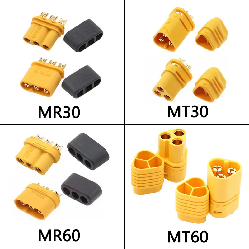 MR30 MT30 MR60 MT60 Male Female Plug With Protector Sheathed Cover 3.5mm 3 Core Connector T Type Plug Connector