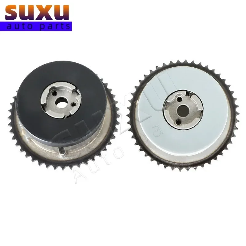 Black/White 12578515 12578516 Engine Intake & Exhaust Timing Sprocket Camshaft Gear For GMC Buick 2.0L 2.4L l4 GAS DOHC 2009-16