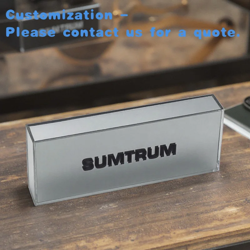 

custom.Customizable Mirror Acrylic Plaque Display Block Optical Stores and Eyewear Various Sizes and Logos Available