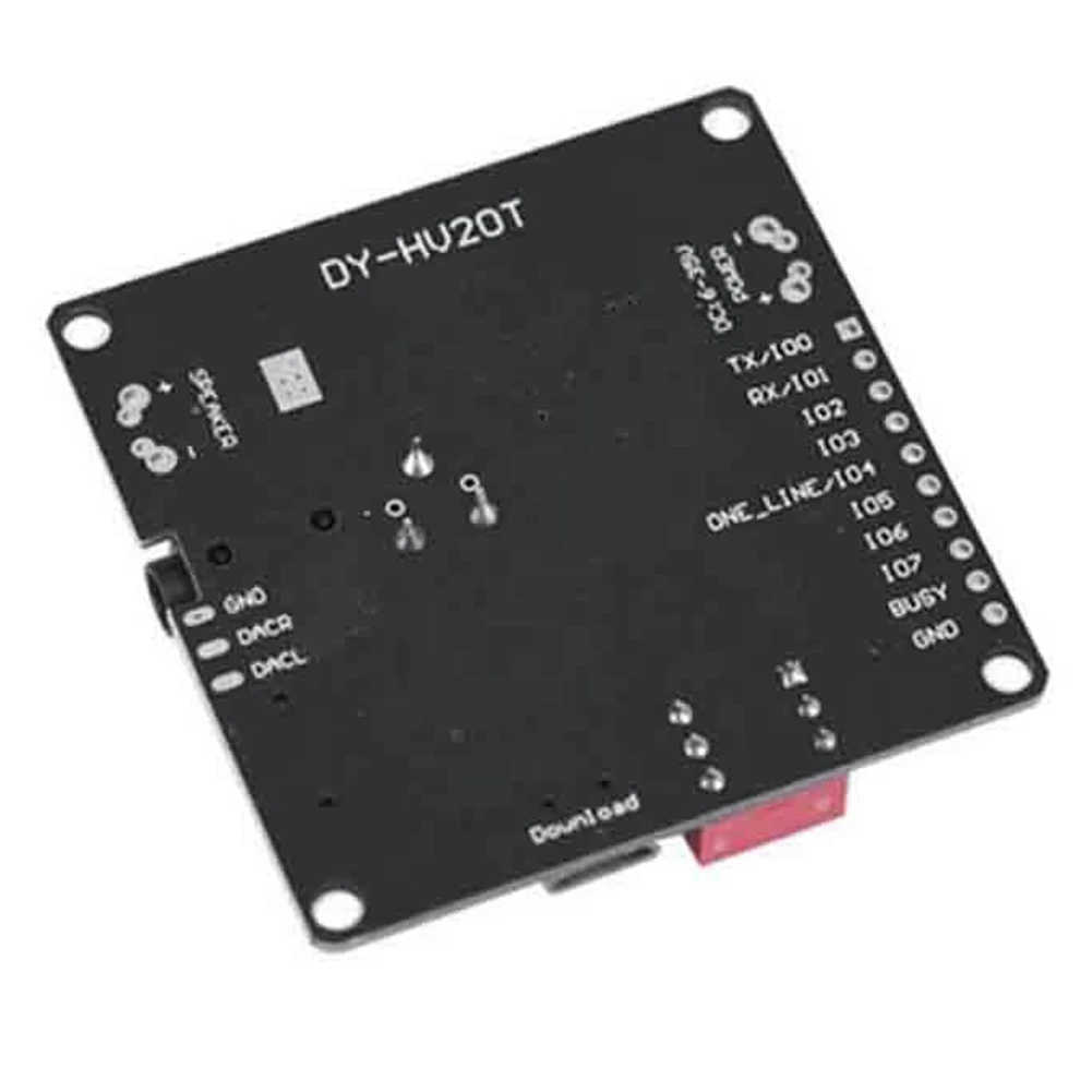 

X62A_5PCS Voice Playback Module Supporting Micro-SD Card