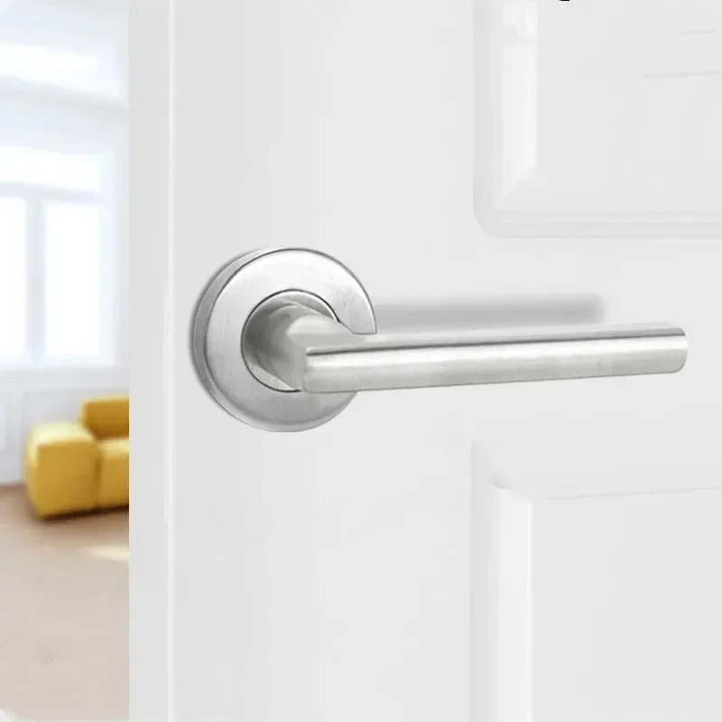 1Pc RVS Schuur Deurgrepen Interieur Achtergrond Muur Onzichtbare Deurklink Enkelzijdige Houten Deurknop Home Hardware - afbeelding 1