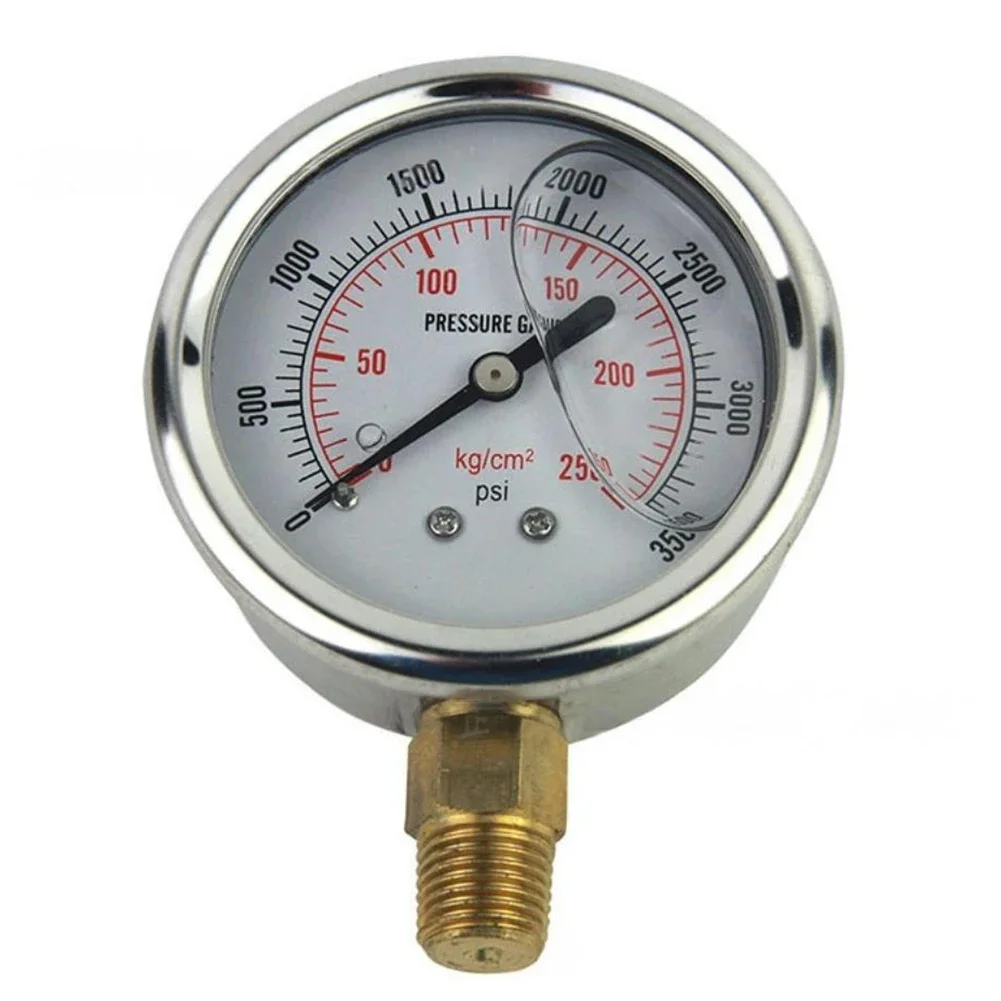 IP67 Waterproof Rated Stainless Steel Oil Pressure Gauge for Accurate Measurements in Challenging Environments