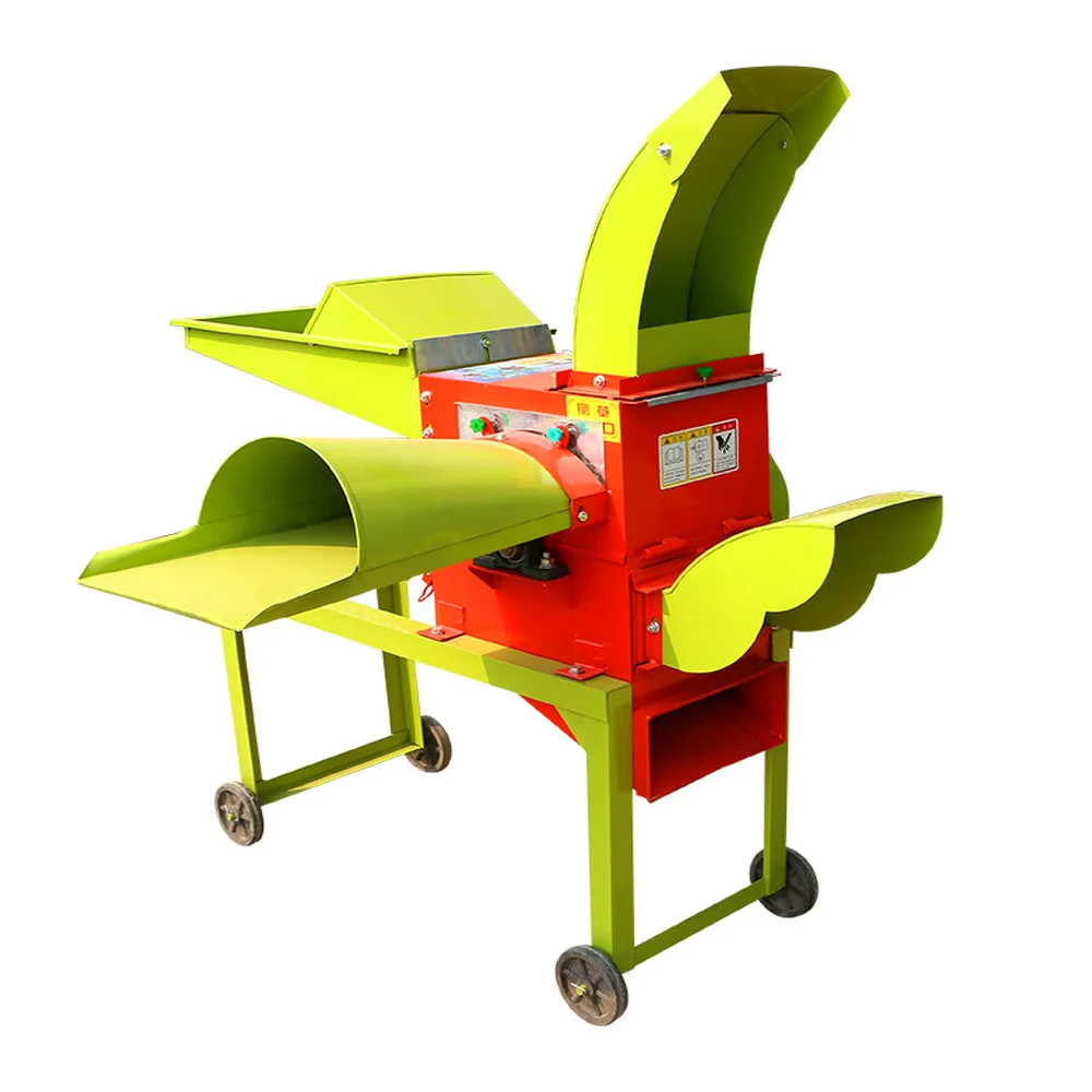 Farm Use Animal Feed Processing Straw Silage Chaff Cutter And Crusher For Wet-Dry Grass