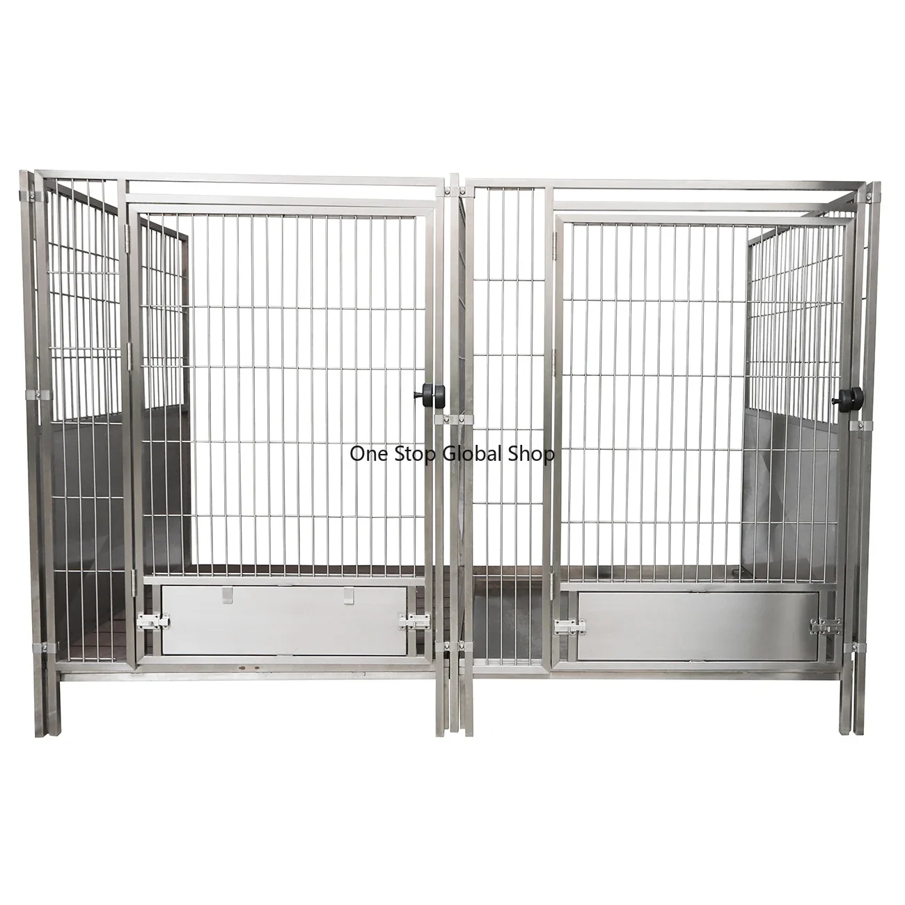 Extra Large Outdoor Indoor Pet Cage Enclosure, Heavy Modular Metal Dog Run Kennels, Backyard Dog House Limited Time Offer