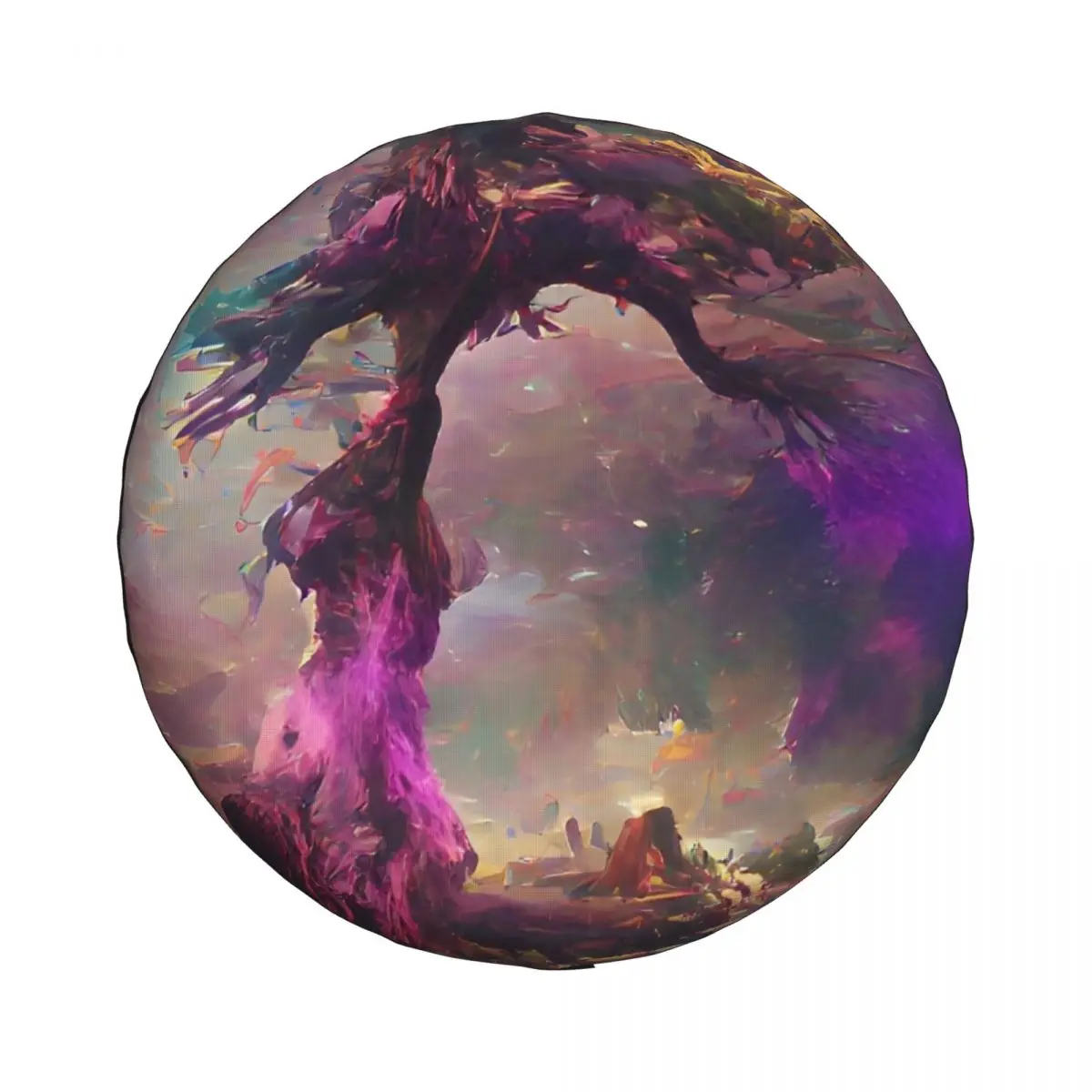 Tree, Fantasy, Artwork Spare Tire Cover for Jeep Honda SUV RV Car Wheel Protectors Accessories 14" 15" 16" 17" Inch