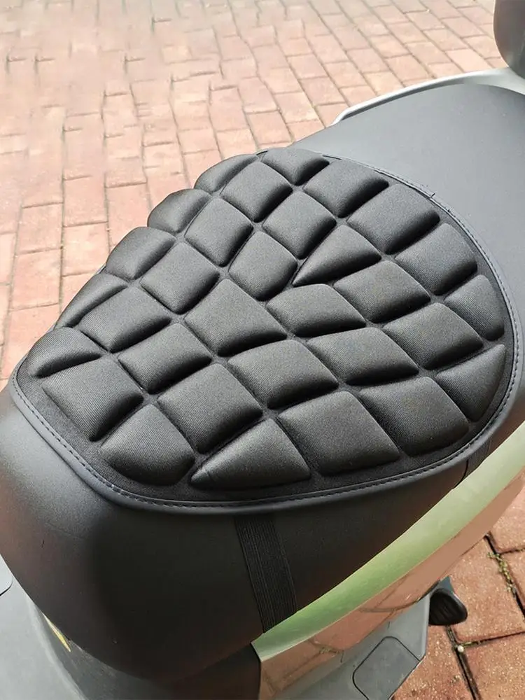 AliExpress 1Pcs Motorcycle Seat Cushion Black Thicken Soft Comfortable Breathable Seat Covers Mats Motorcycles Electric Bike Accessories