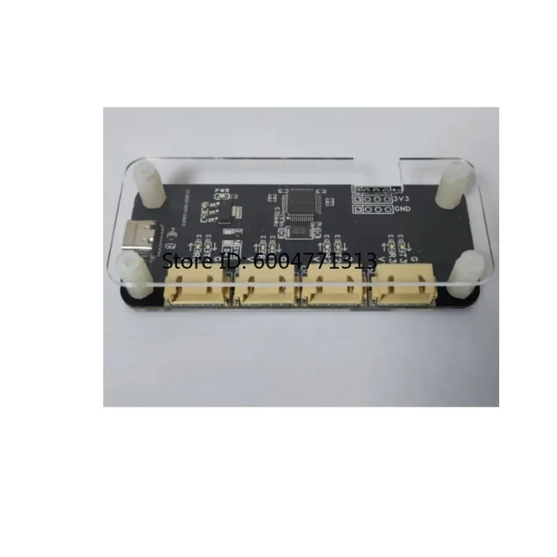 Type-C USB To TTL 4 Channel Serial Port Expansion Module CH344 Chip 6Mbps High Speed UART Debug Download Adapter