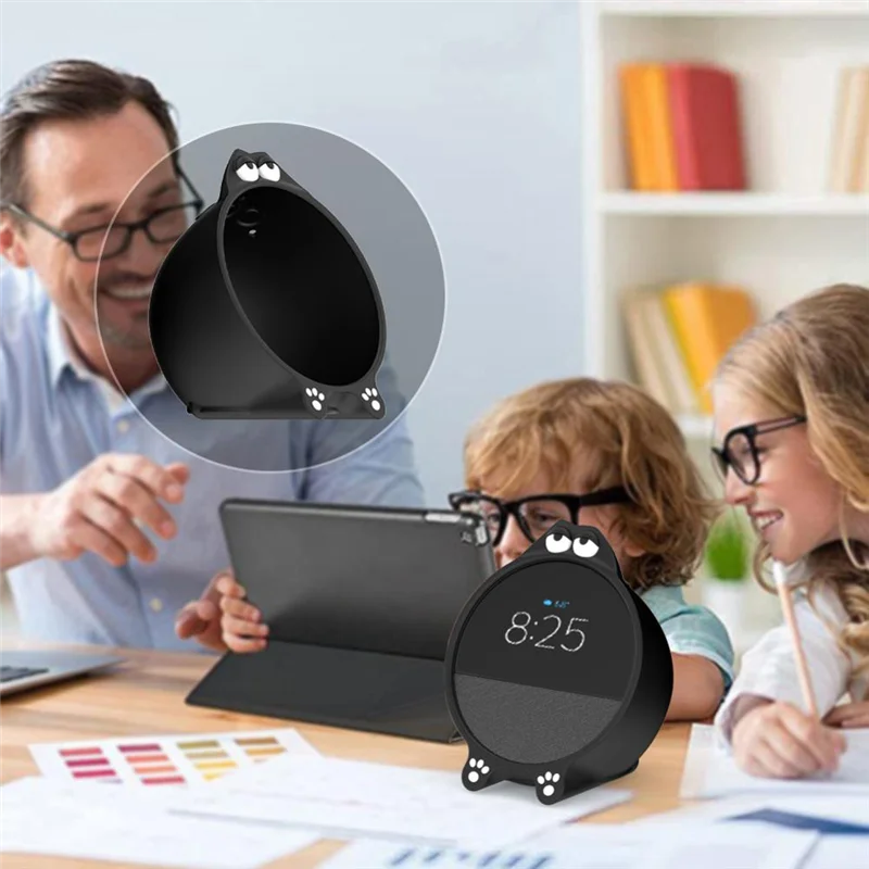 B30C-Siliconen Cover Voor Amazon Echo Spot 2024 Zachte Waterdichte Stofdicht Draagbare Beschermhoes Voor Echo Spot Speaker