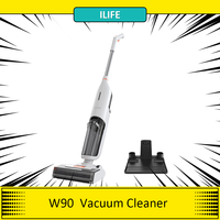 ILIFE W90 Cordless Wet Dry Vacuum Cleaner, 150W 3 in 1 Vacuum Mop and Wash, Self-Cleaning, 700ml Water Tank, 30Mins Runtime