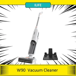 ILIFE-Aspirateur sec sans fil W90, vadrouille et lavage 3 en 1, auto-booking, 150 ml d'eau précieuse, autonomie de 30 minutes, 700 W