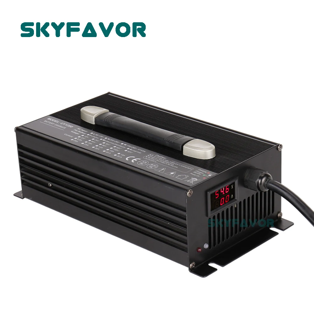 LED display 12V lifepo4 battery charger 14.6V 50A 4S lifepo4 battery charger professional Custom 4 cell lifepo4 battery charger