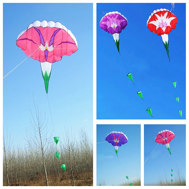 

free shipping morning glory soft kite flying toy wind surfing flying butterflies outdoor games child weifang kite wholesale new