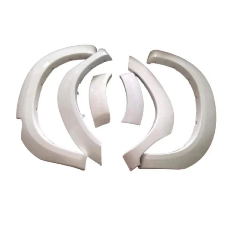 White Plastic Flares Hilux Vigo 2012-2015 6