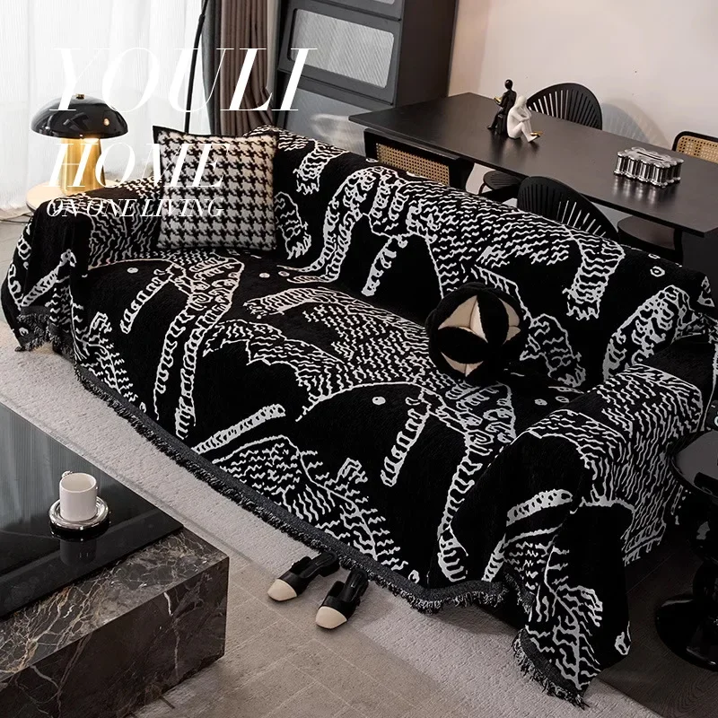 Anti-cat Scratch Sofa Towel Sofa Cover New Four-season Universal Cover Cloth A Whole Towel Blanket Home Textile Decor