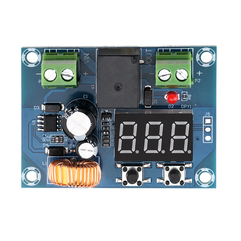 XH-M609 Lithium Battery Charging Protection Board OverDischarge Battery Protection Precise Undervoltage Board DC 6-60V