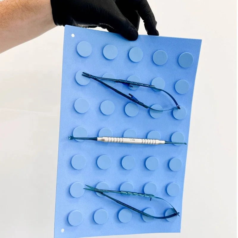 

Sterilized Reusable Silicone Magnetics Mat for Surgicals Instrument Magnetics Mat