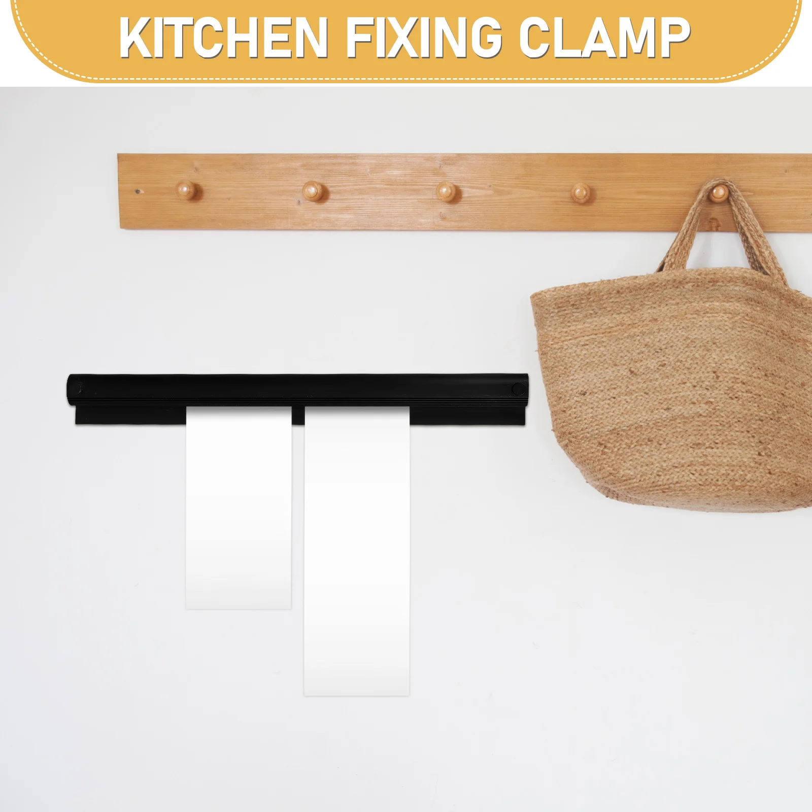 Aluminium Küche Befestigung Klemme Quittung Halter Menü Hängen Wand Ticket Rack Restaurant Ausrüstung Pfanne