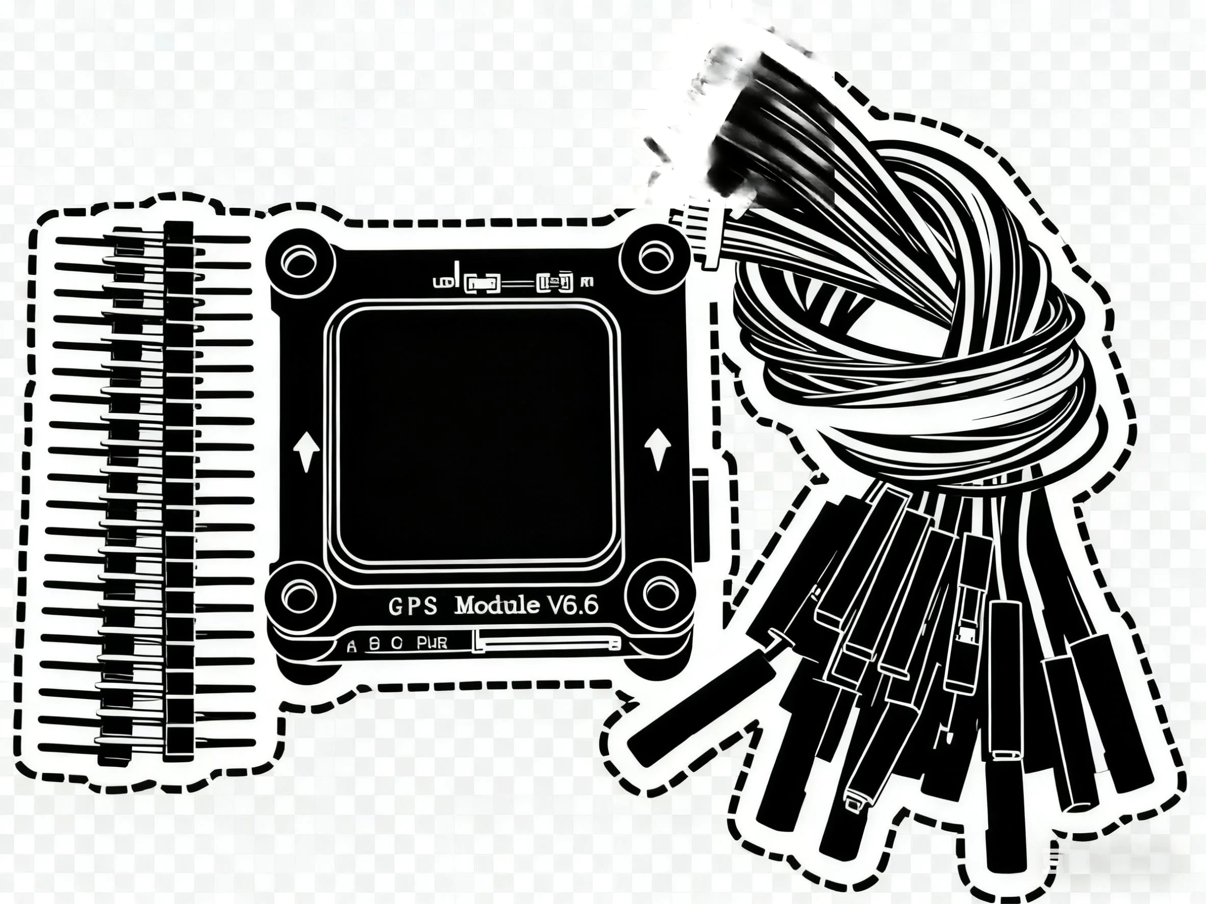 HanNiu MINI APM M8N GPS QMC5883搭載 MINI APM V3.3 Ardupilot フライトコントローラー ArduPlane ArduCopter RCドローン FPVレーシング用