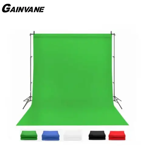 GAINVANE Achtergrond voor fotografie Achtergrond Doek Papier Meerdere kleuren Studio Fond Foto Effen Groen Scherm Mousseline Schieten