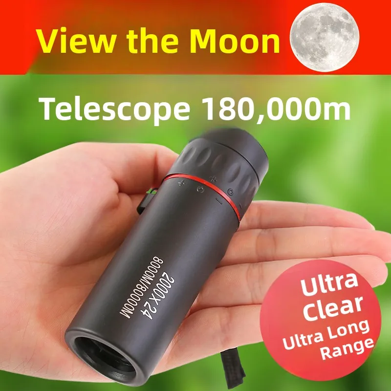 

Single-Tube Telescope High Definition Professional Level Educational Toy for Boys Aged 8-12 Microscope Learning Tool