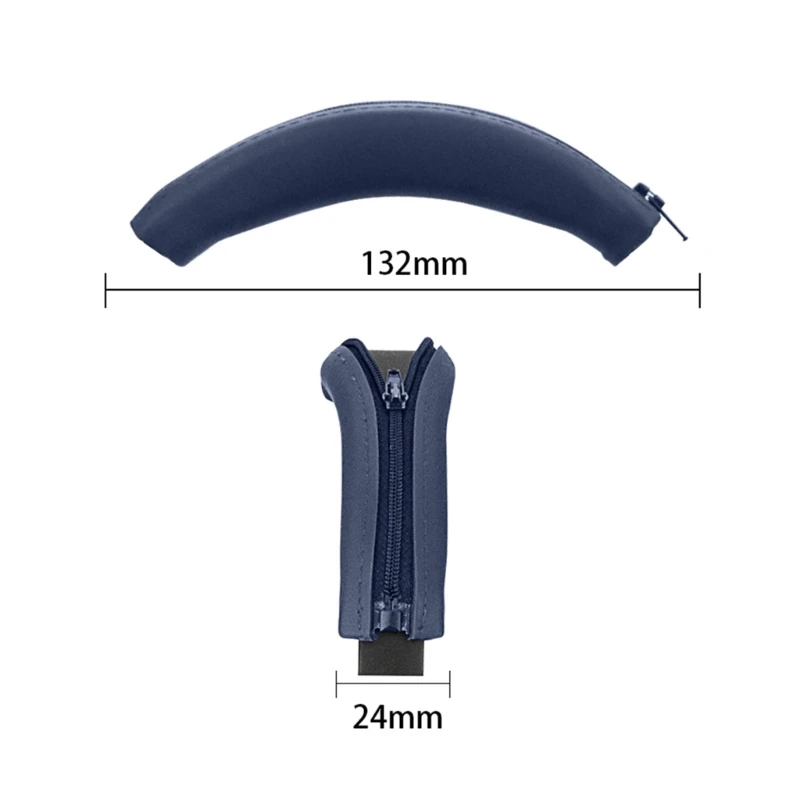 Replacement Headband Pad for Sony WH XB910N Headphones Beam Zipper Cover Say Goodbye to Dirty &Uncomfortable Headbands