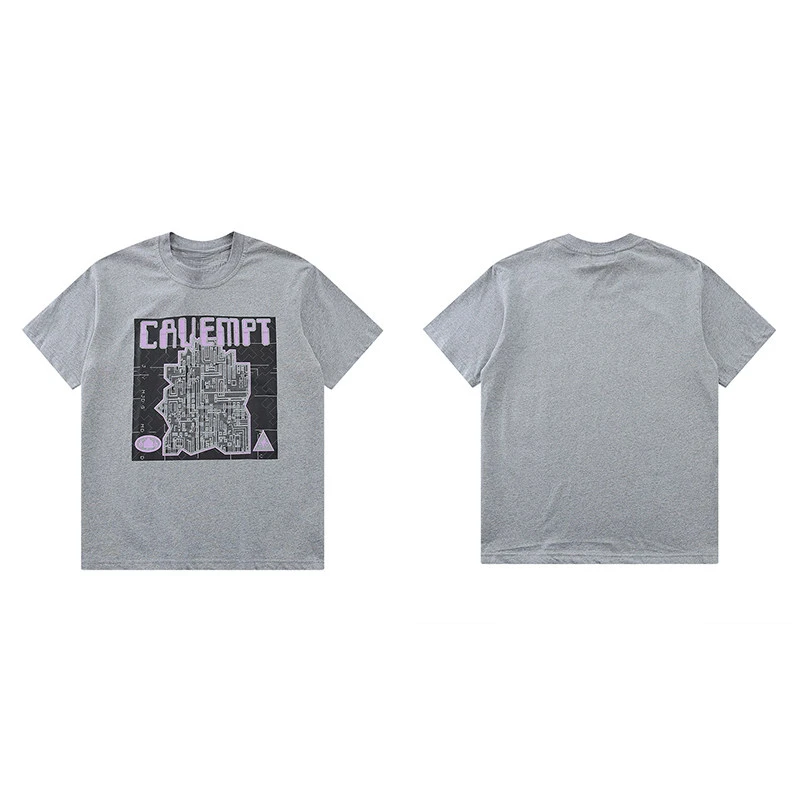 2026 LIFE Japanese CAVEMPT Trendy Brand CE Short-sleeved Cross-shaped Sunflower-printed Men and Women Couple T-shirt