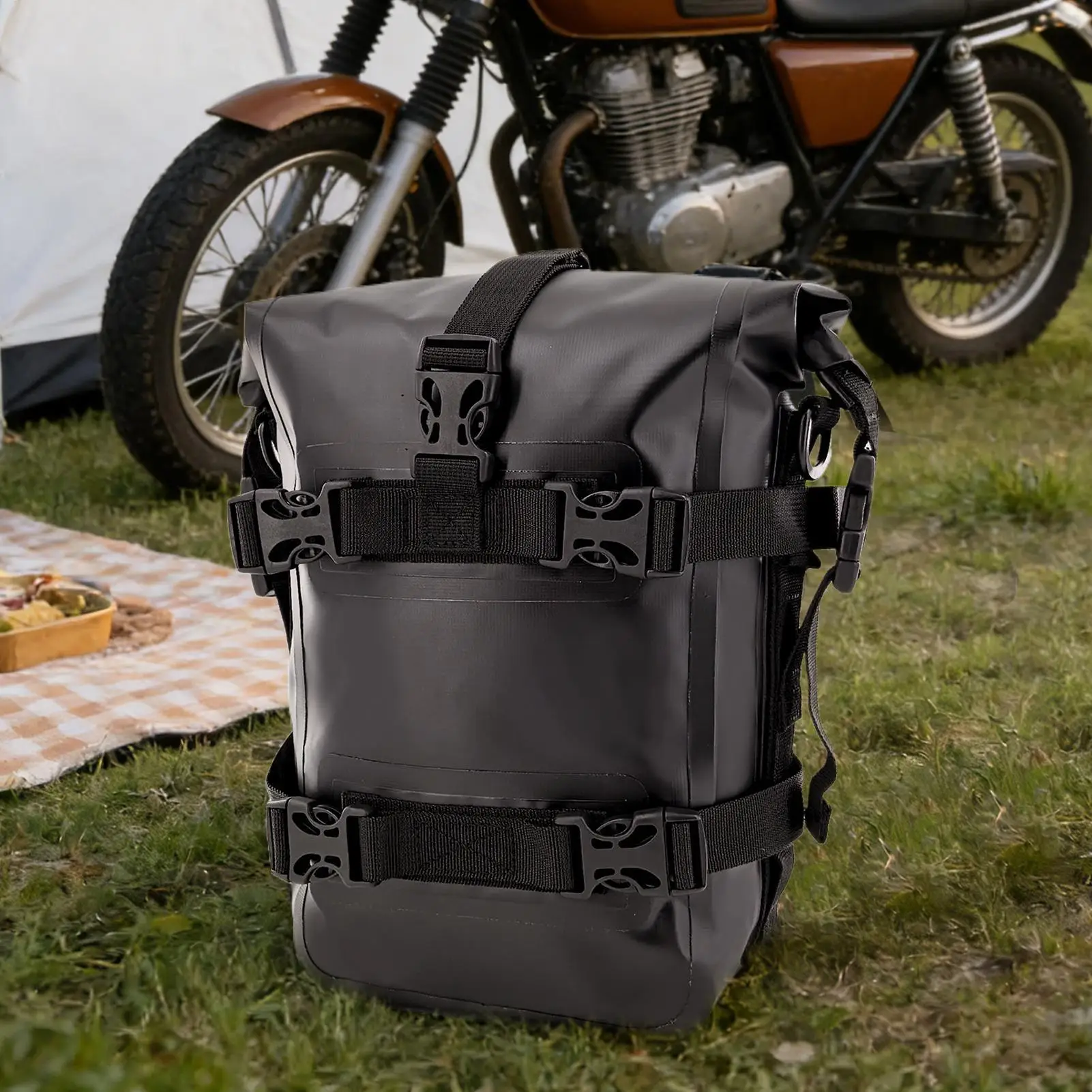 

Motorcycle Side Frame Bag Universal Tool Storage Bag Large Capacity Waterproof Motorbike Storage Pannier Motorcycle Luggage Pack