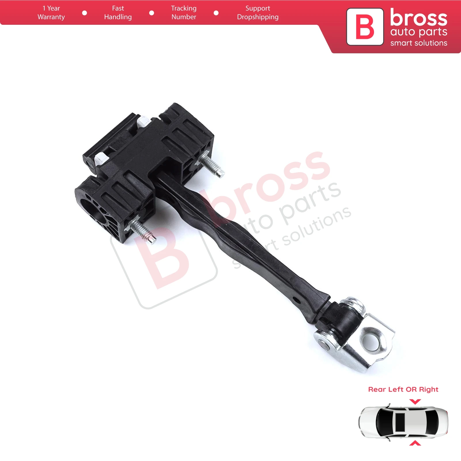 BDP1329 Rear Left or Right Door Catch Hinge Brake Stop Check Limiter for Peugeot 508 508L MK2 R83 2018-On 4/5 Door 9816673280