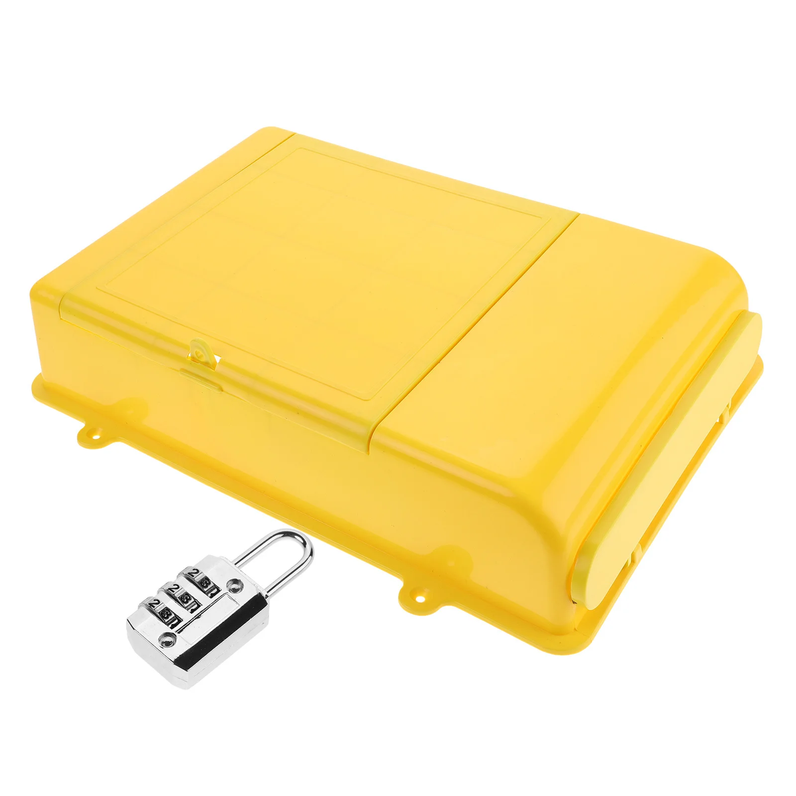 Plastic Wall Voting Box with Password Lock Wall Mount Lockable Mailbox Office Suggestion Box Locked Mailbox Office Mailboxes