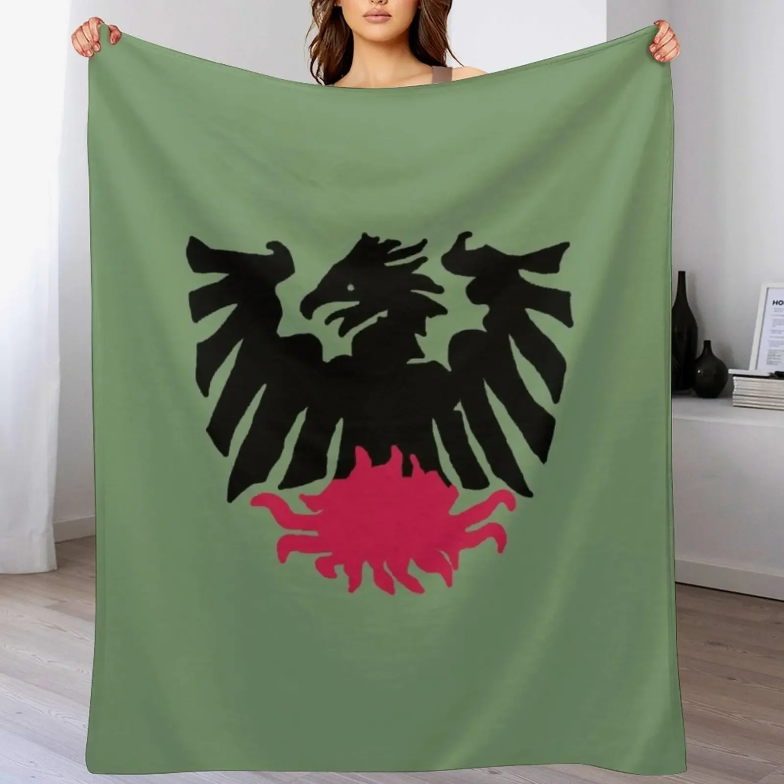 A Knight's Tale - Ulrich von Lichtenstein Crest Throw Blanket Spring Fall Cozy Throw Blanket for Couch