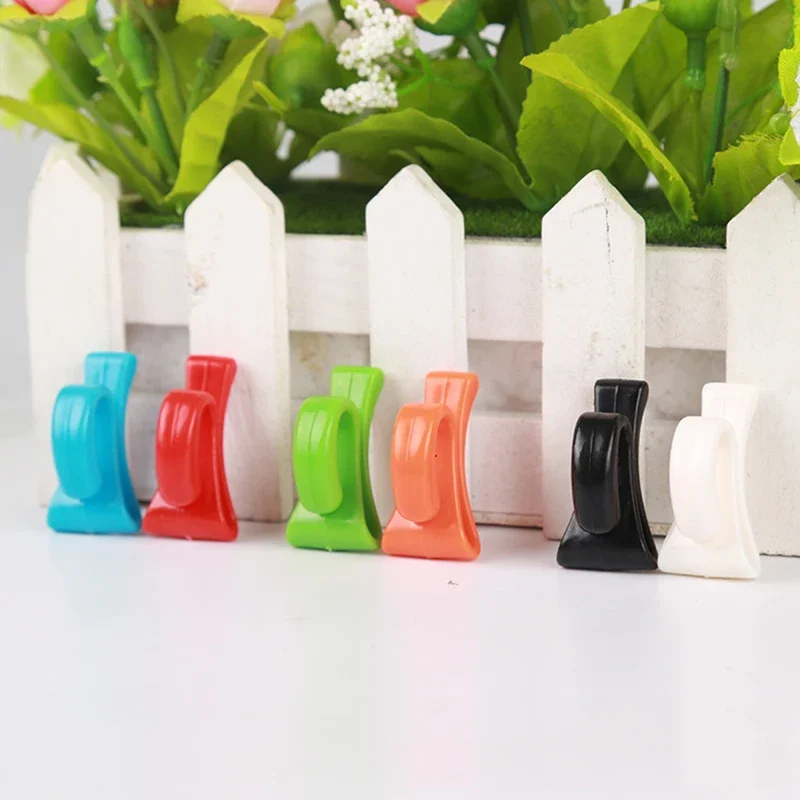 Color Mini Built-in Double Clip Prevent Loss Key Hook Holder Clip Holder, for Various Bag Types Organizer, 2PCS Bag Built-in Key