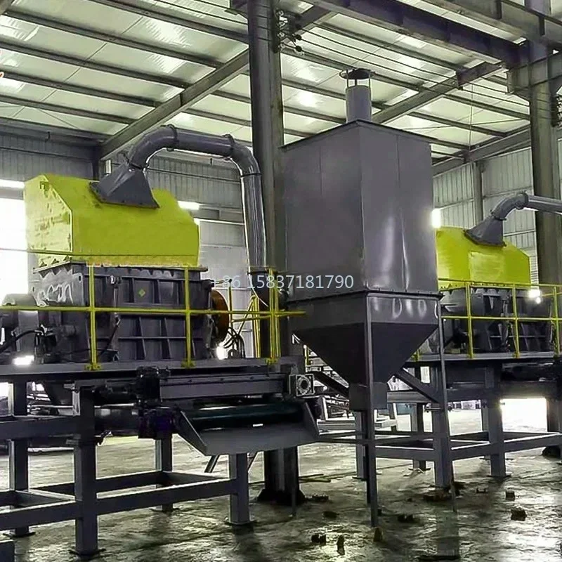 Waste Tire Shredder Recycling Line Scrap Car Tire Bumper Shredder Tyre Shredding Scrap Rubber Shredder Machine Customized Poland
