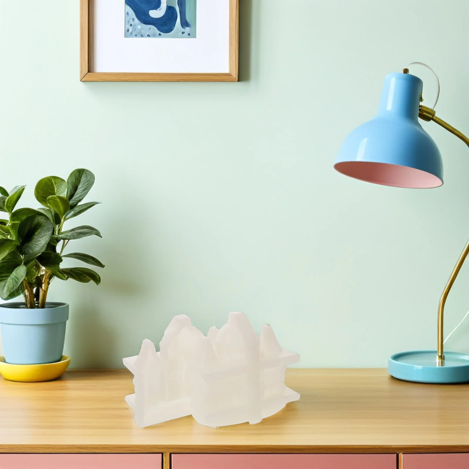 

2Pcs Elegant Castle Silicone Mold Wax Crafting DIY Supplies Stable Material Home Decoration Gift Castle Moulds